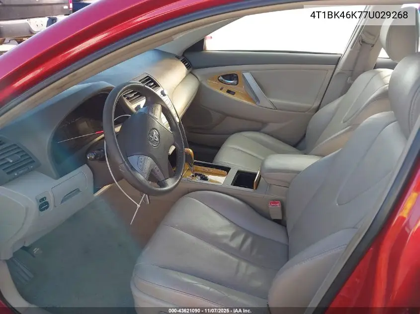 4T1BK46K77U029268 2007 Toyota Camry Xle V6