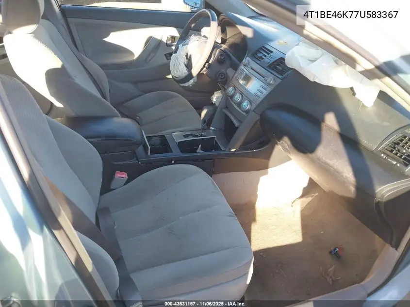 4T1BE46K77U583367 2007 Toyota Camry Le