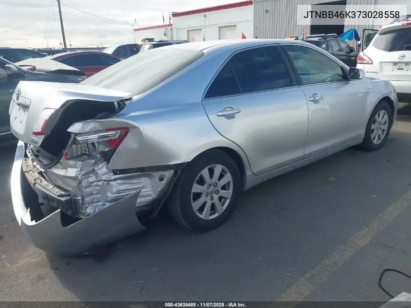 JTNBB46K373028558 2007 Toyota Camry Hybrid