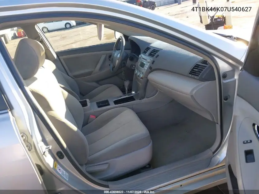 4T1BK46K07U540627 2007 Toyota Camry Le V6