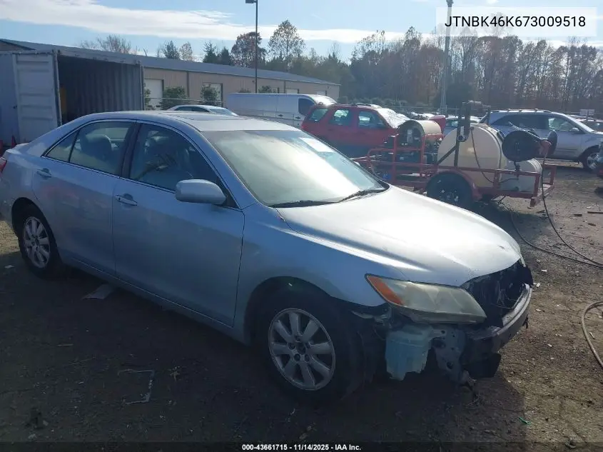 JTNBK46K673009518 2007 Toyota Camry Xle V6