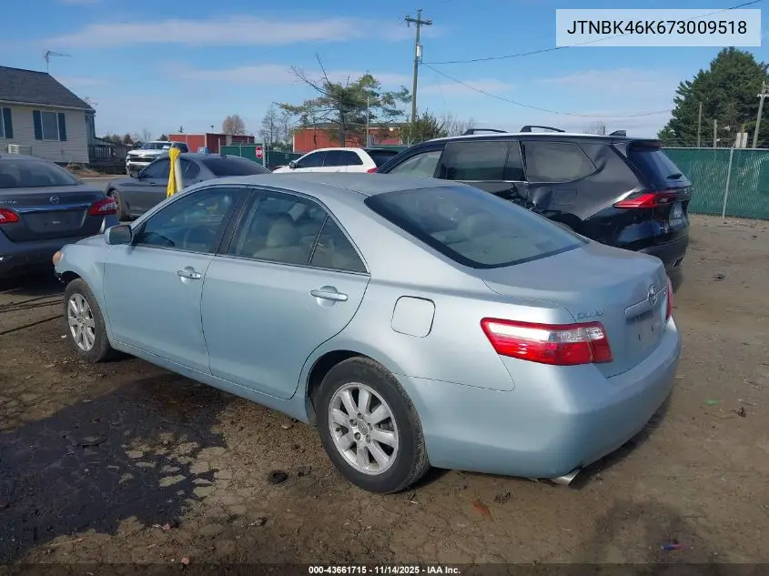 JTNBK46K673009518 2007 Toyota Camry Xle V6