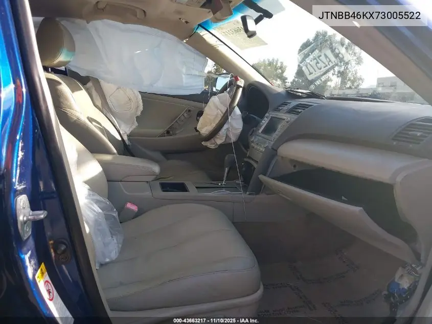 JTNBB46KX73005522 2007 Toyota Camry Hybrid