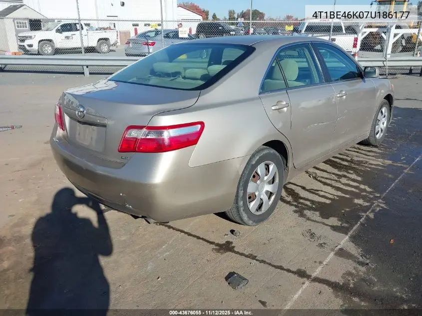 4T1BE46K07U186177 2007 Toyota Camry Le