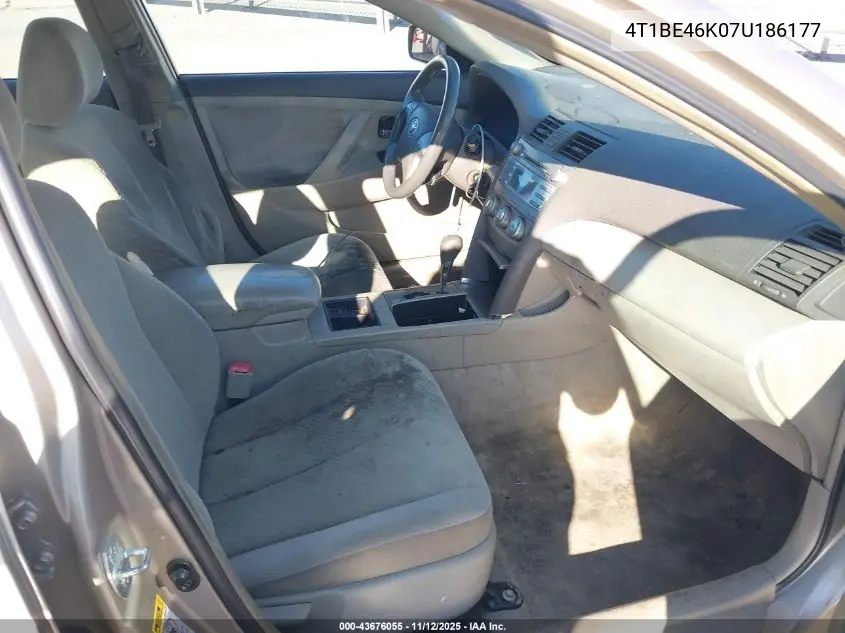 4T1BE46K07U186177 2007 Toyota Camry Le