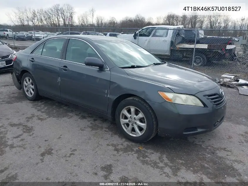 4T1BK46K57U018527 2007 Toyota Camry Le V6