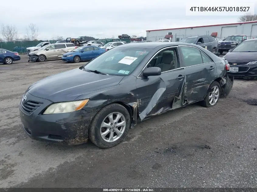 4T1BK46K57U018527 2007 Toyota Camry Le V6