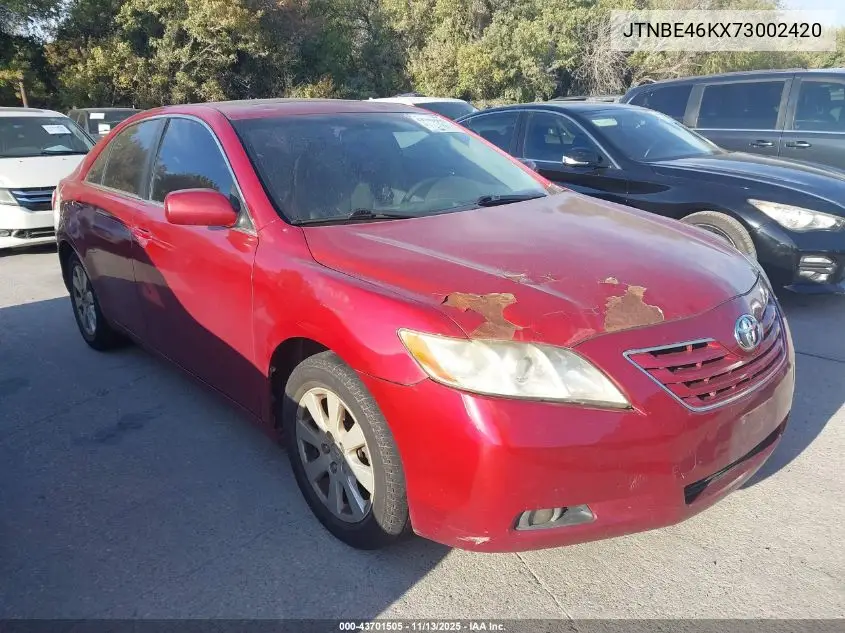 JTNBE46KX73002420 2007 Toyota Camry Xle