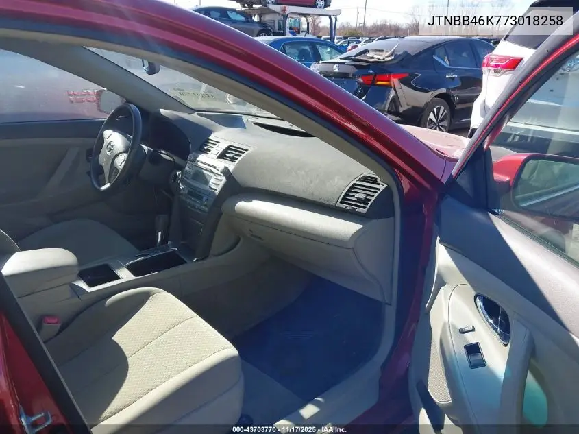 JTNBB46K773018258 2007 Toyota Camry Hybrid