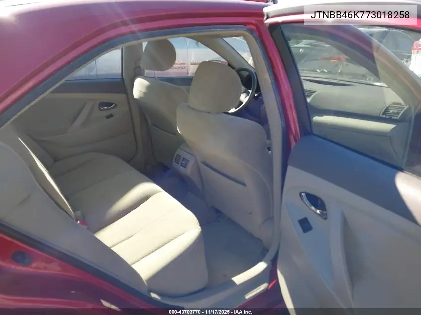 JTNBB46K773018258 2007 Toyota Camry Hybrid