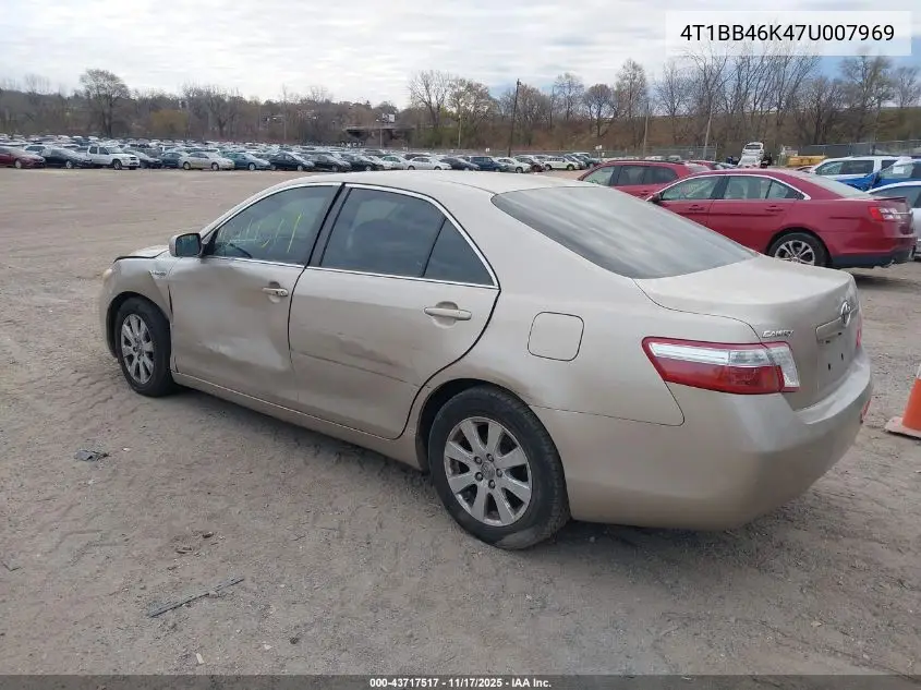 4T1BB46K47U007969 2007 Toyota Camry Hybrid