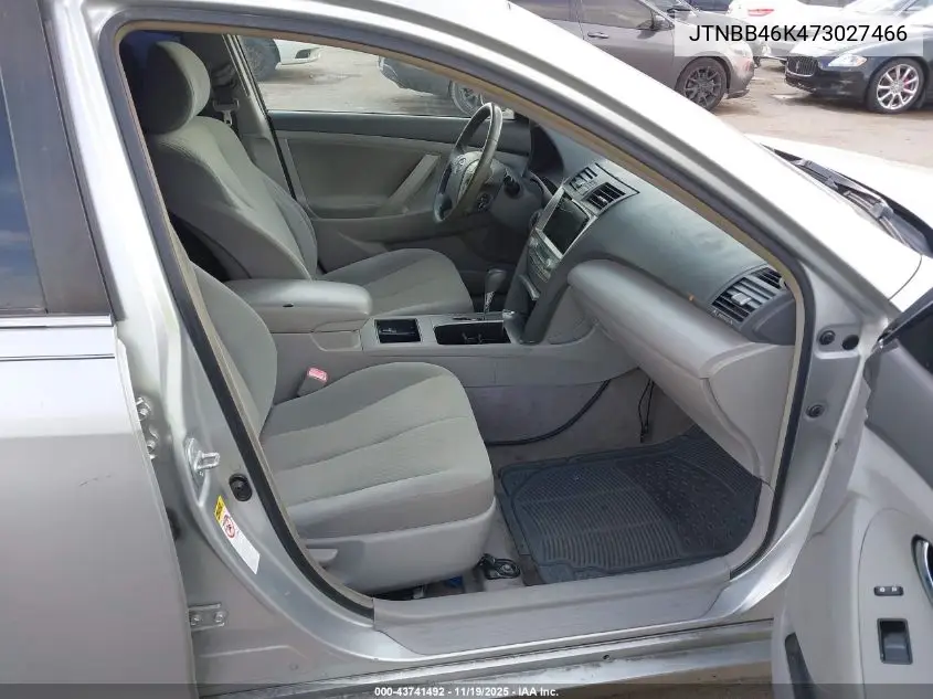 JTNBB46K473027466 2007 Toyota Camry Hybrid