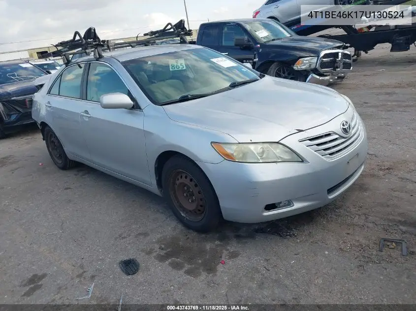 4T1BE46K17U130524 2007 Toyota Camry Ce