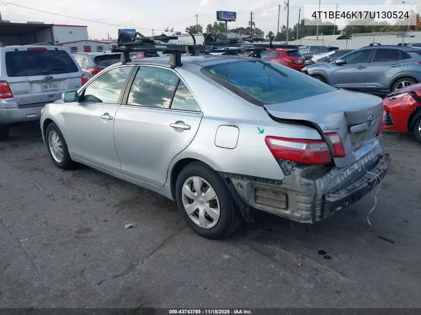 4T1BE46K17U130524 2007 Toyota Camry Ce