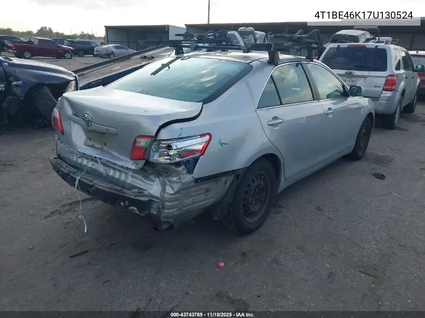 4T1BE46K17U130524 2007 Toyota Camry Ce
