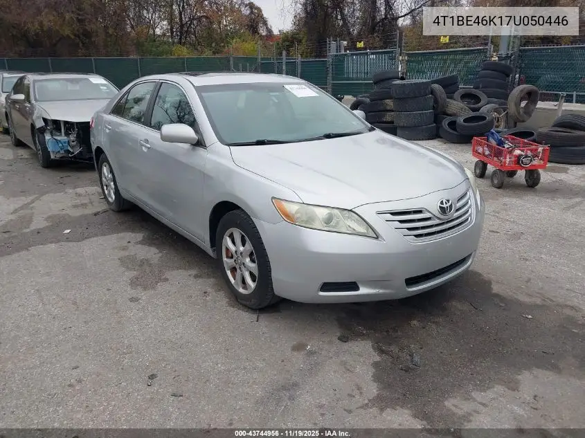 4T1BE46K17U050446 2007 Toyota Camry Le