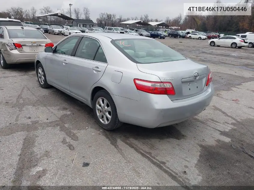 4T1BE46K17U050446 2007 Toyota Camry Le