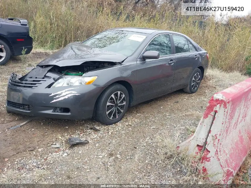 4T1BE46K27U159420 2007 Toyota Camry Ce/Le/Xle/Se