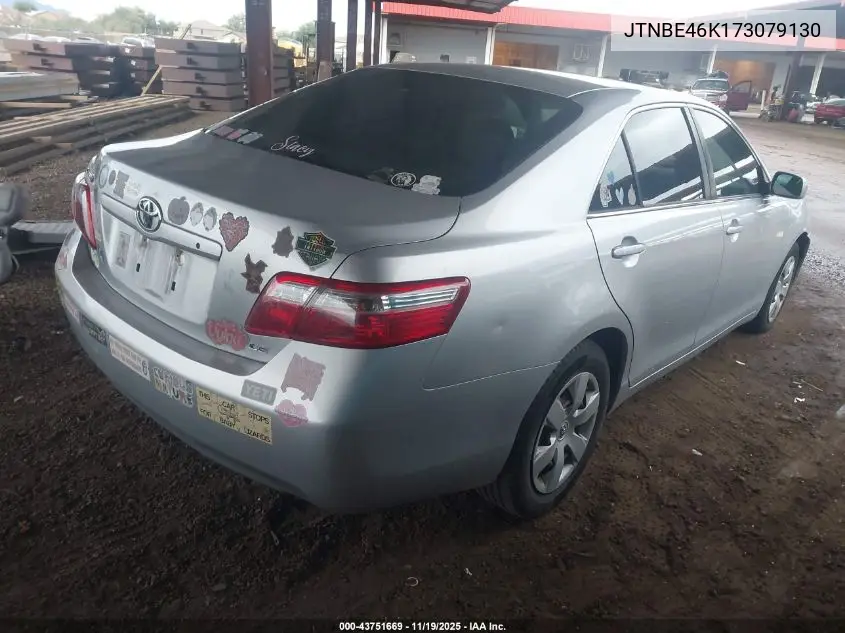 JTNBE46K173079130 2007 Toyota Camry Le