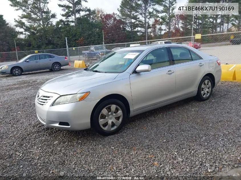 4T1BE46KX7U190169 2007 Toyota Camry Le
