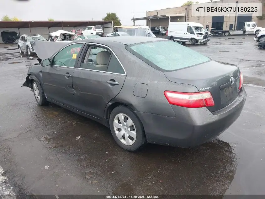 4T1BE46KX7U180225 2007 Toyota Camry Le