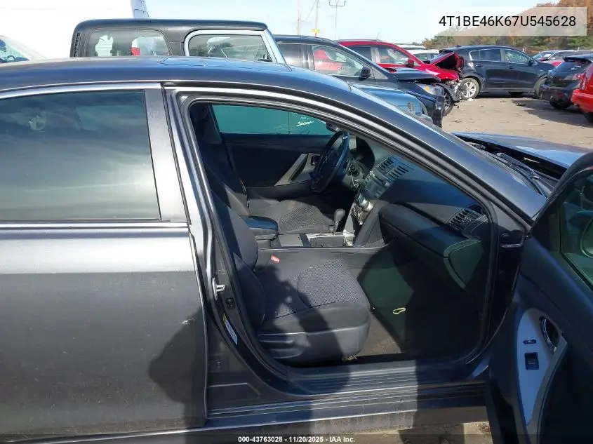 4T1BE46K67U545628 2007 Toyota Camry Se