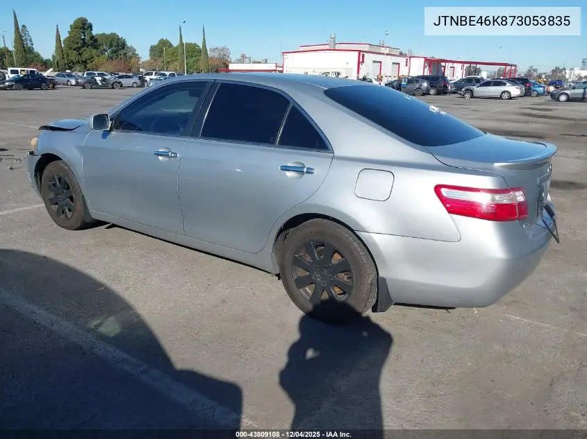 JTNBE46K873053835 2007 Toyota Camry Xle