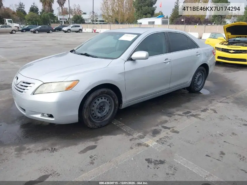 4T1BE46KX7U174294 2007 Toyota Camry Le