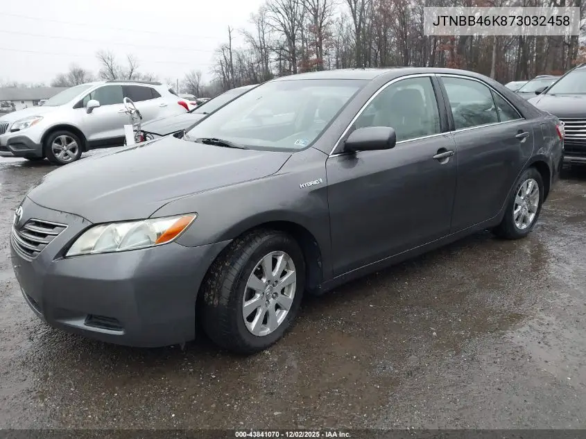 JTNBB46K873032458 2007 Toyota Camry Hybrid