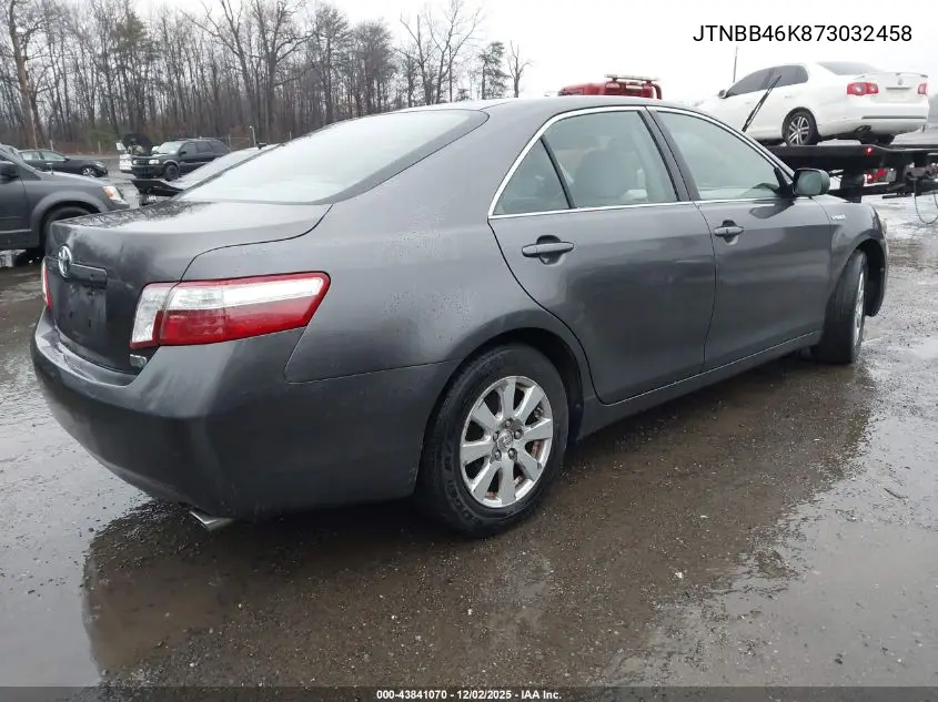 JTNBB46K873032458 2007 Toyota Camry Hybrid