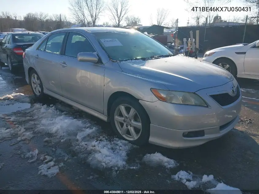 4T1BE46KX7U050431 2007 Toyota Camry Se