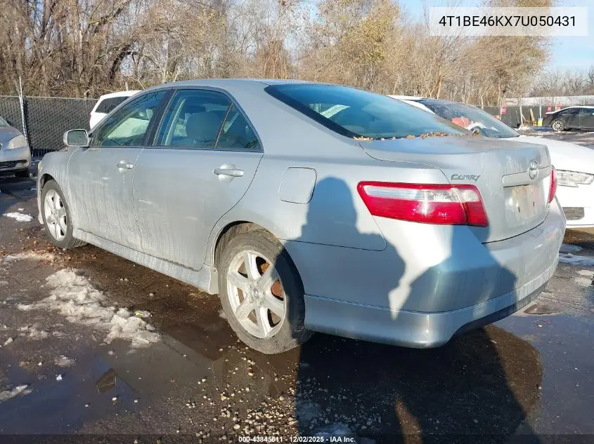 4T1BE46KX7U050431 2007 Toyota Camry Se
