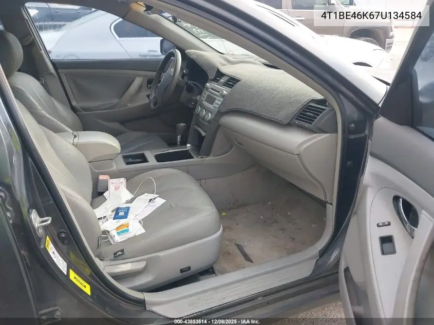4T1BE46K67U134584 2007 Toyota Camry Le