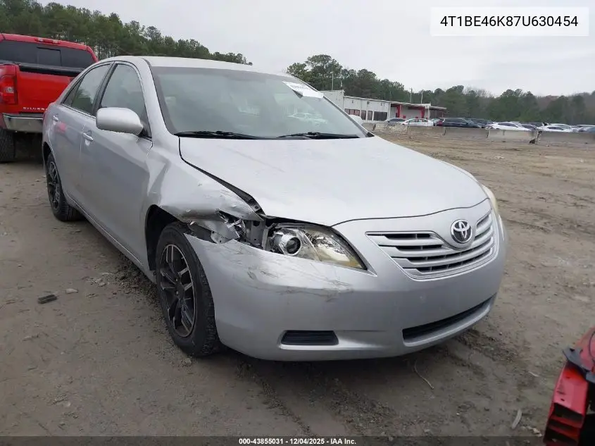 4T1BE46K87U630454 2007 Toyota Camry Le