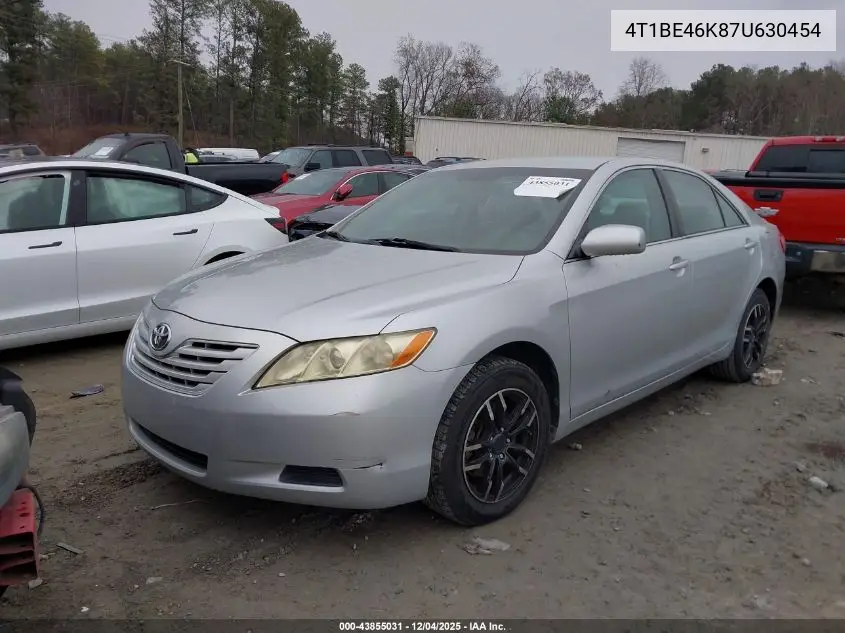 4T1BE46K87U630454 2007 Toyota Camry Le