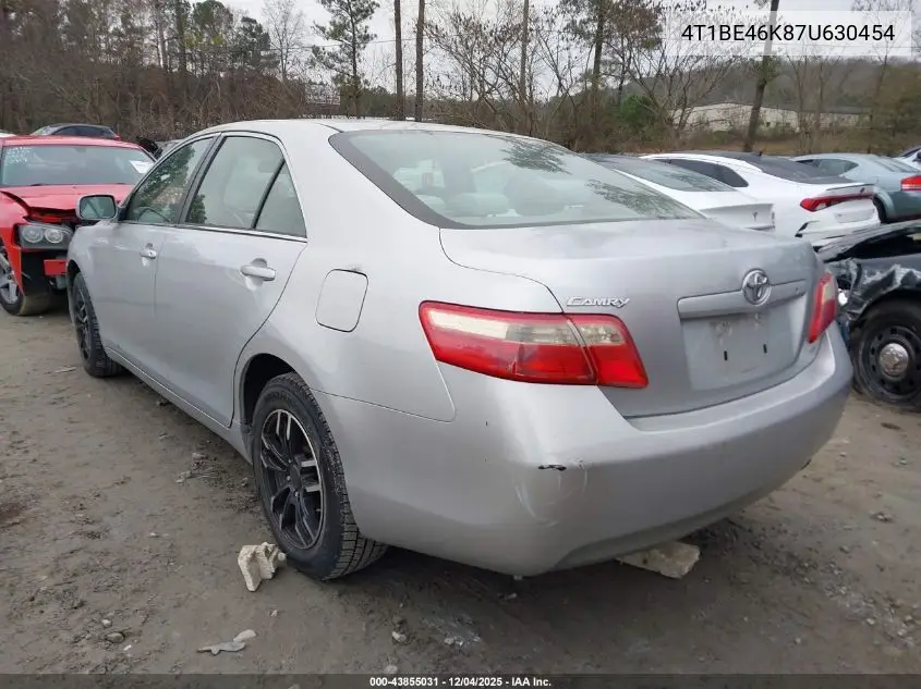 4T1BE46K87U630454 2007 Toyota Camry Le