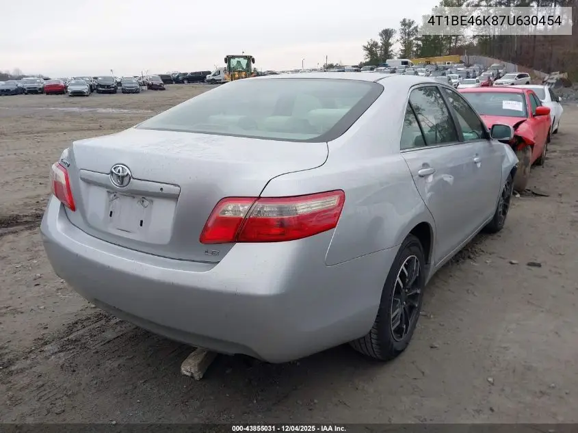 4T1BE46K87U630454 2007 Toyota Camry Le