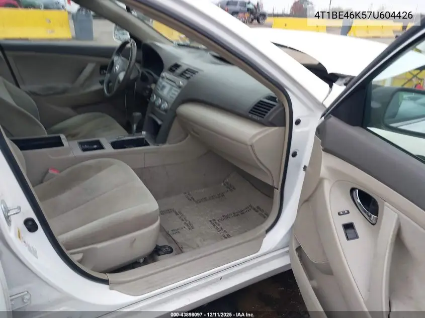 4T1BE46K57U604426 2007 Toyota Camry Le