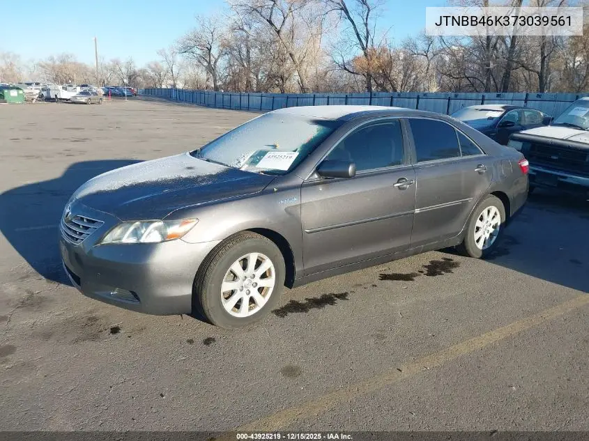 JTNBB46K373039561 2007 Toyota Camry Hybrid
