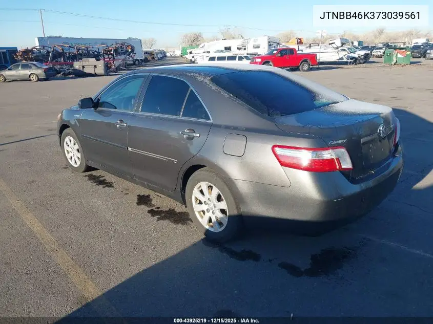 JTNBB46K373039561 2007 Toyota Camry Hybrid