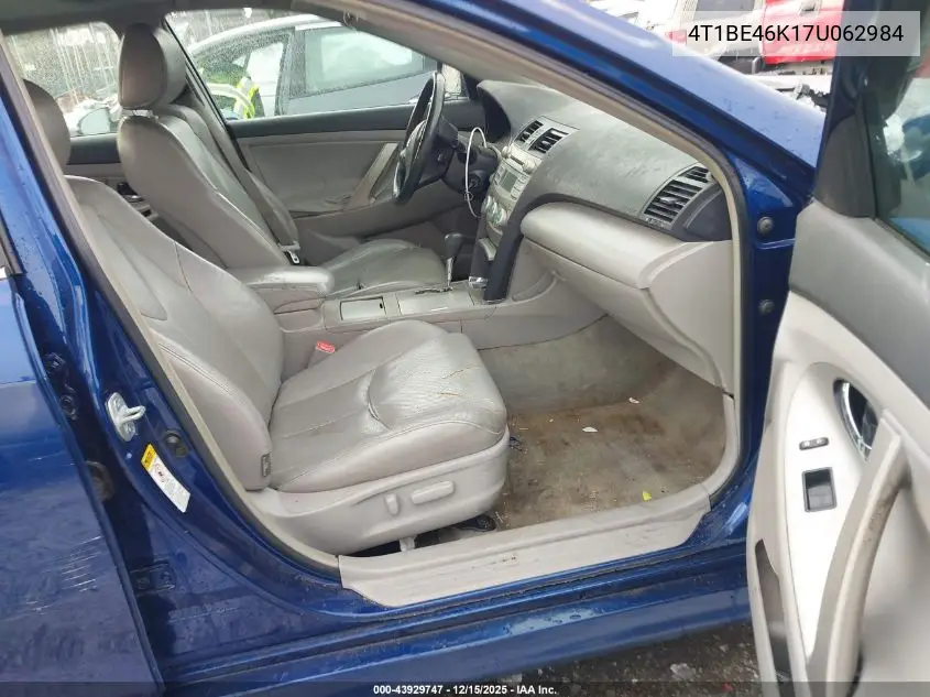 4T1BE46K17U062984 2007 Toyota Camry Se