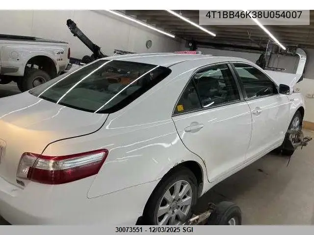 4T1BB46K38U054007 2008 Toyota Camry Hybrid