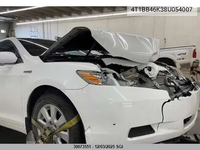 4T1BB46K38U054007 2008 Toyota Camry Hybrid