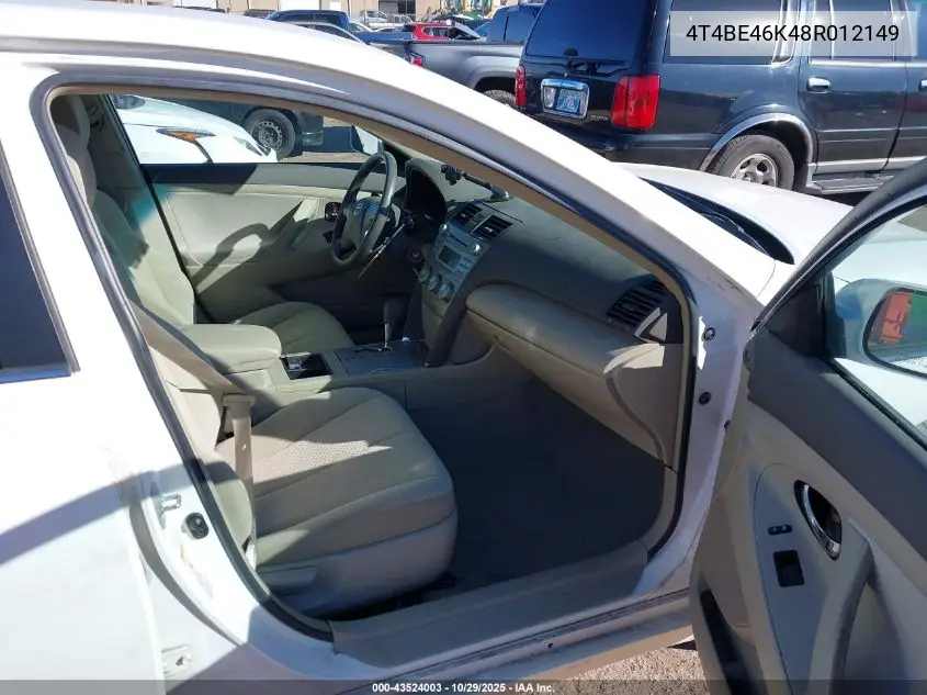 4T4BE46K48R012149 2008 Toyota Camry Le