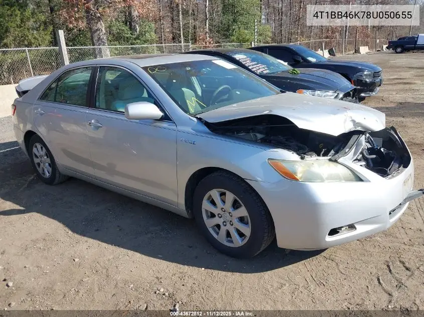 4T1BB46K78U050655 2008 Toyota Camry Hybrid