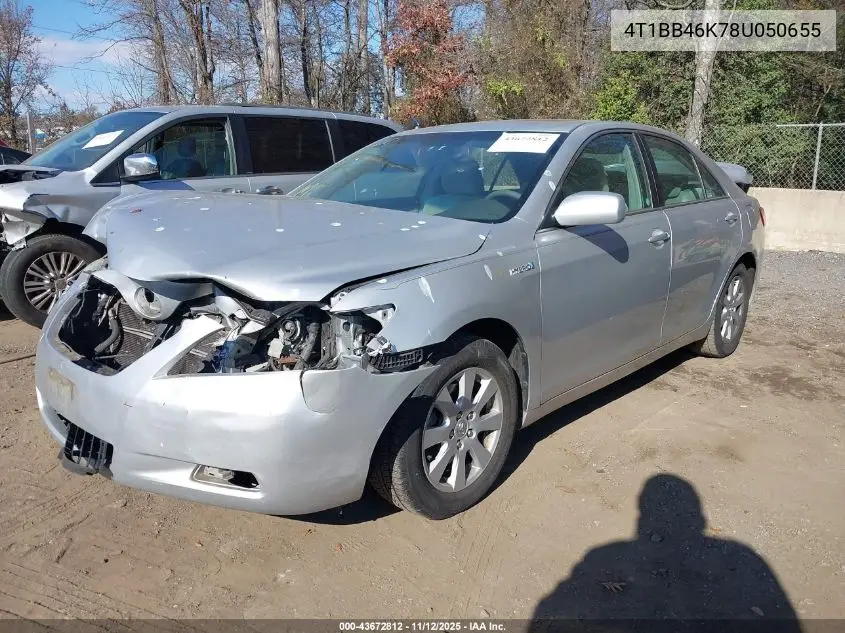 4T1BB46K78U050655 2008 Toyota Camry Hybrid