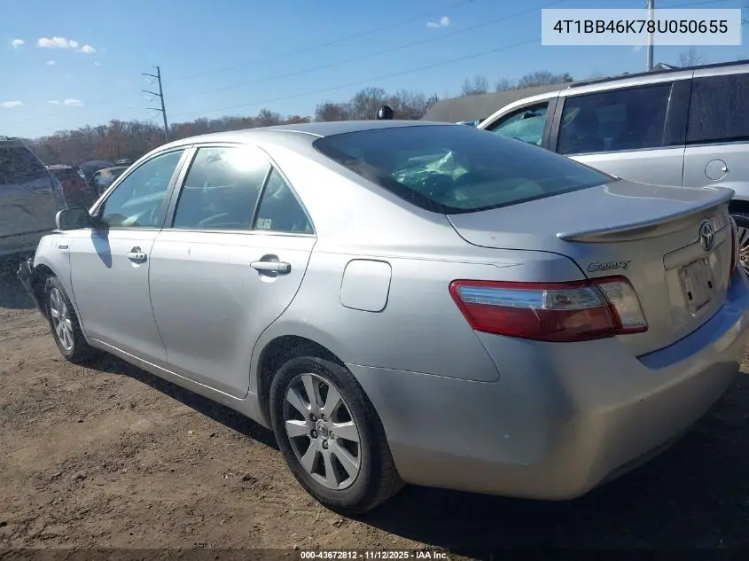 4T1BB46K78U050655 2008 Toyota Camry Hybrid