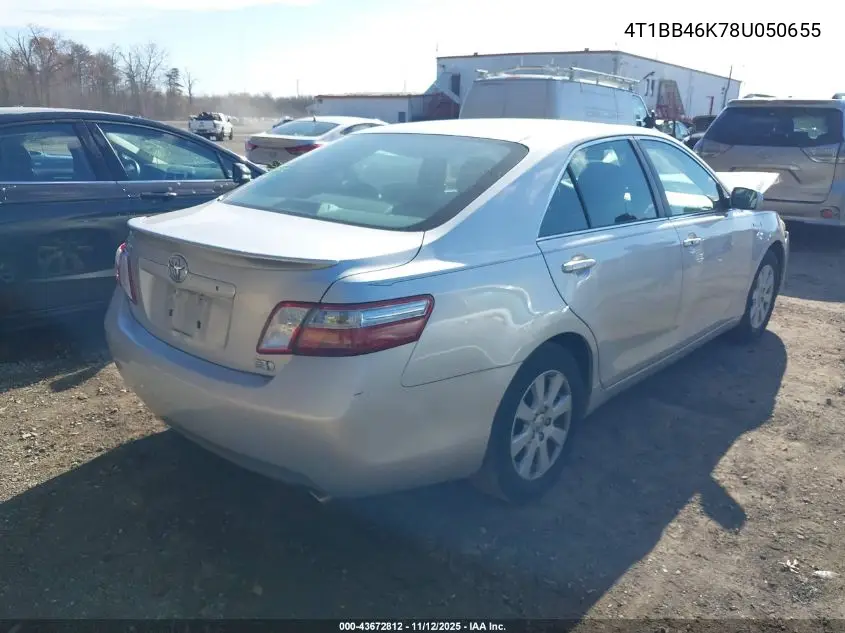 4T1BB46K78U050655 2008 Toyota Camry Hybrid