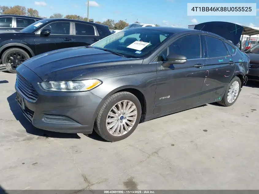 4T1BB46K88U055525 2008 Toyota Camry Hybrid