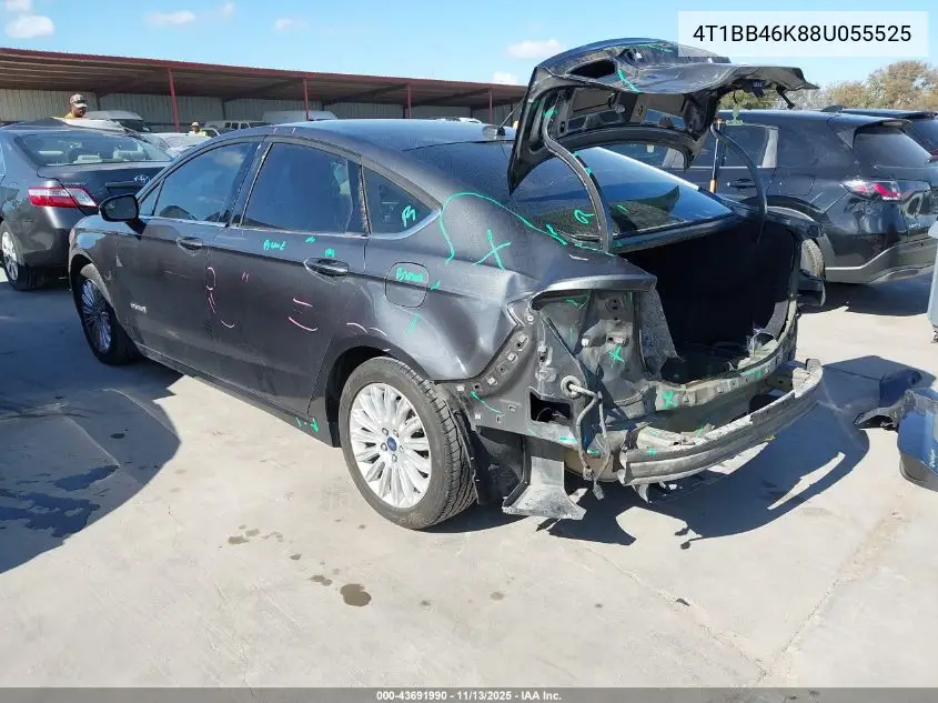 4T1BB46K88U055525 2008 Toyota Camry Hybrid